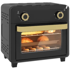 10L Multi-Function Air Fryer Oven | Oil-Free Cooking, Grill, Roast and Bake | 1000W | Black