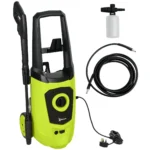 1800W High Pressure Washer | 150 Bar, 510 L/h Flow | Green | with 6M Hose and Hose Reel