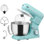 1300W Premium Kitchen Stand Mixer | 5L Bowl, 6-Speed, Tilt-Head | Blue | Whisk, Dough Hook and Beater Included
