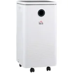 Smart 10L/Day Home Dehumidifier | Continuous Drainage, Digital Display and 24H Timer | Auto Defrost and Sleep Mode