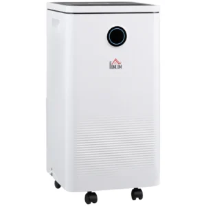 Smart 10L/Day Home Dehumidifier | Continuous Drainage, Digital Display and 24H Timer | Auto Defrost and Sleep Mode