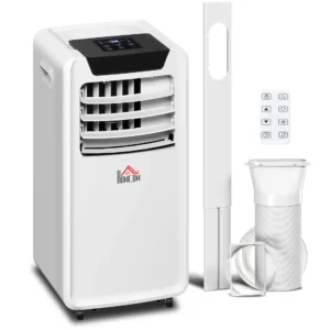 Smart 10000 BTU Portable Air Conditioner | 3-in-1 Cooling, Dehumidifier and Fan | Remote Control and 24H Timer | Rooms up to 30m2